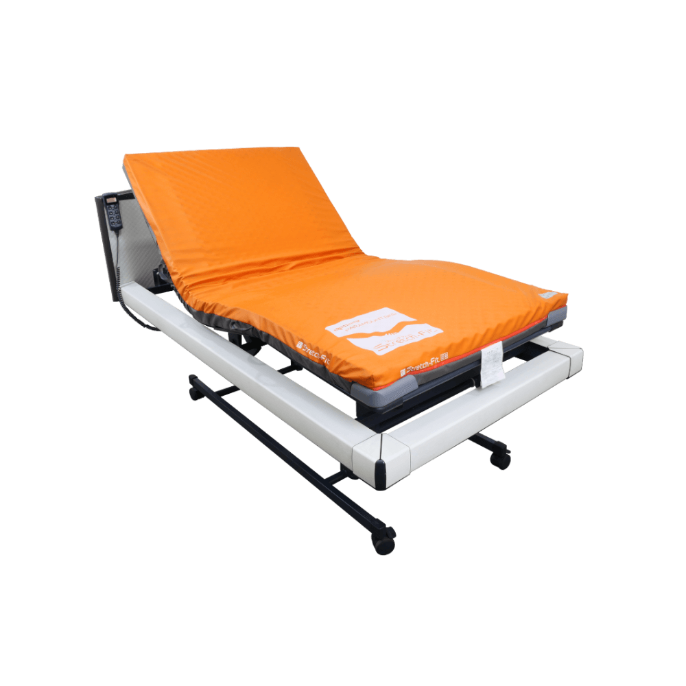เตียงผู้ป่วยไฟฟ้า PARAMOUNT BED รุ่น Intime 1000 สีขาว พร้อมที่นอน รุ่น STRETCH FIT_1